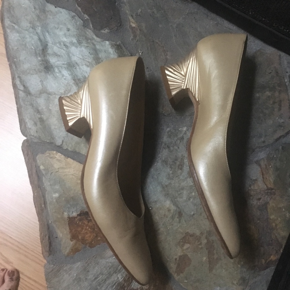 Cream heels